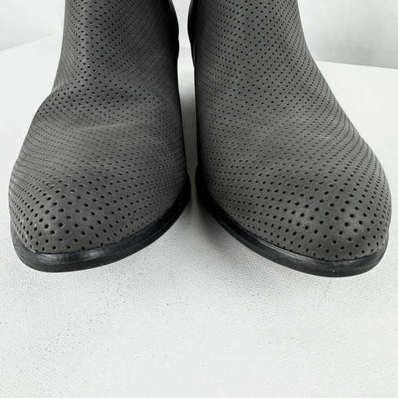 Esprit Tara2 Gray Perforated Ankle Bootie - Picture 5 of 11